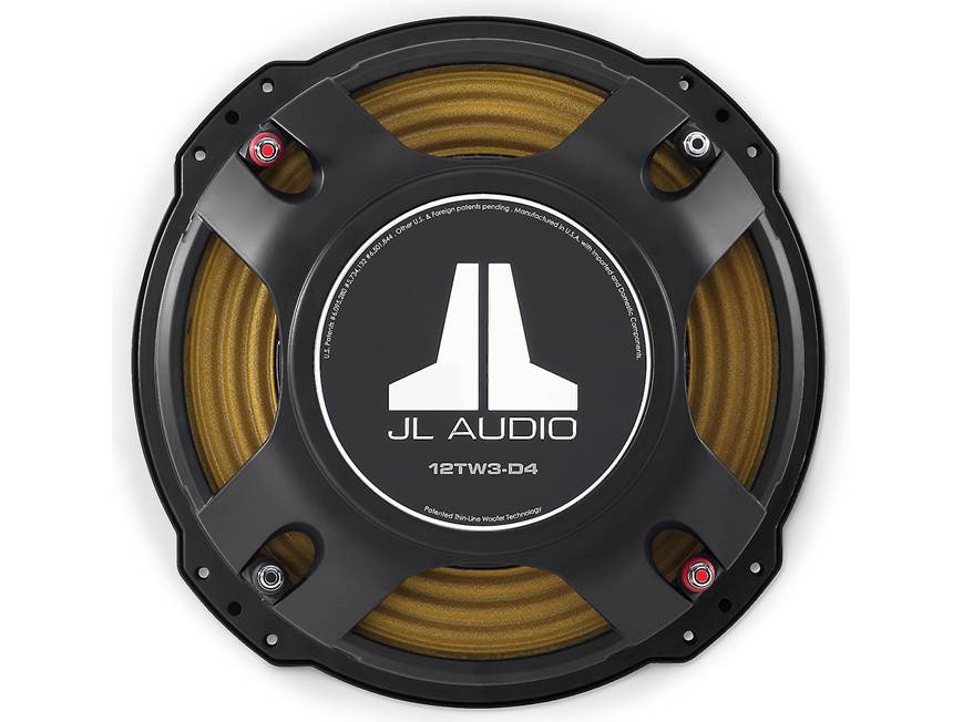 JL Audio 12TW3-D4 12" Shallow Mount Subwoofer