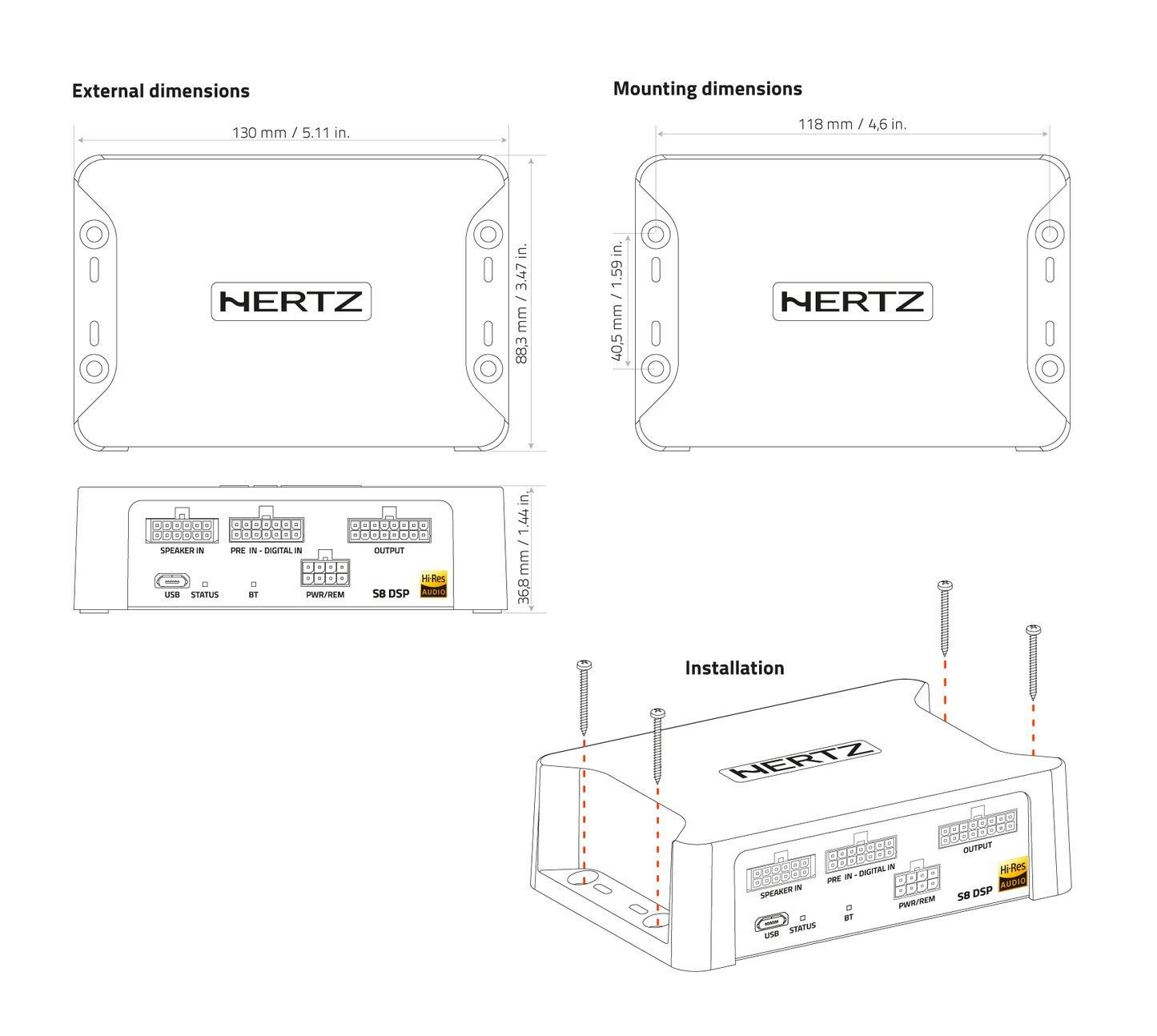 Hertz S8 DSP