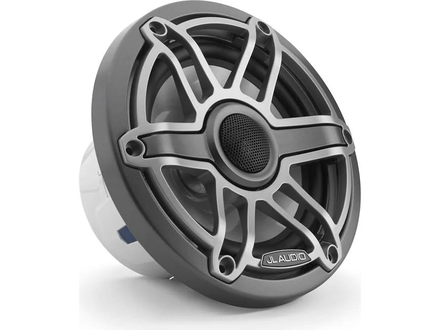 JL Audio M6-650X-S-GmTi 6.5" Marine Speakers Gunmetal Sport Grilles