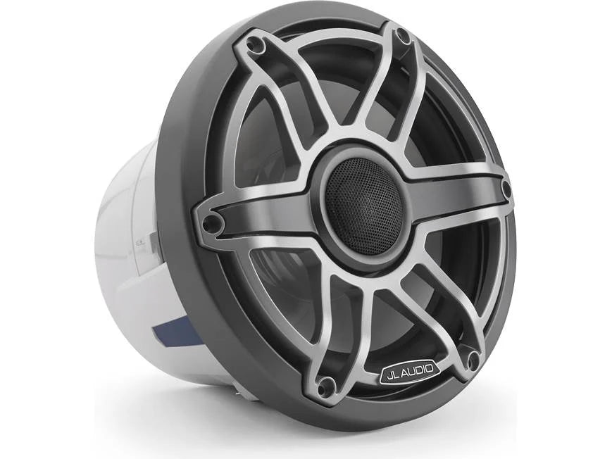 JL Audio M6-880X-S-GmTi 8.8" Marine Speakers Gunmetal Sport Grilles