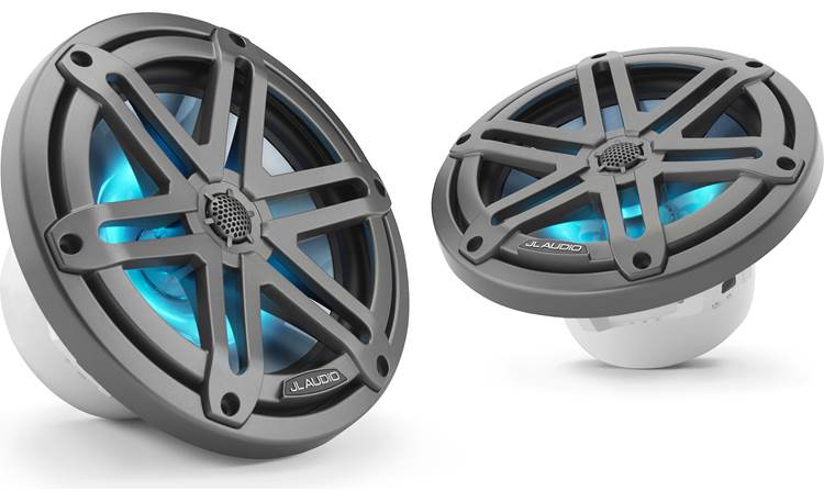 JL Audio M3-770X-S-GM-I 7.7" Marine Speakers w/ LED Lights