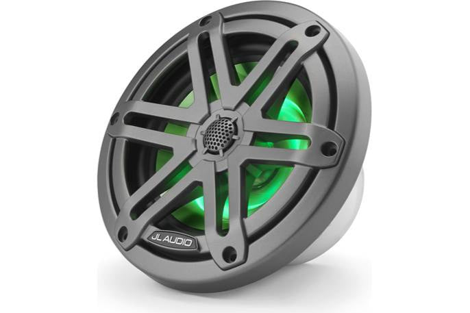 JL Audio M3-770X-S-GM-I 7.7" Marine Speakers w/ LED Lights