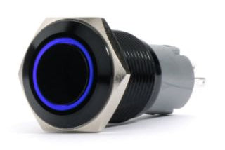 19mm LED 2-Position Switch - Blue LED