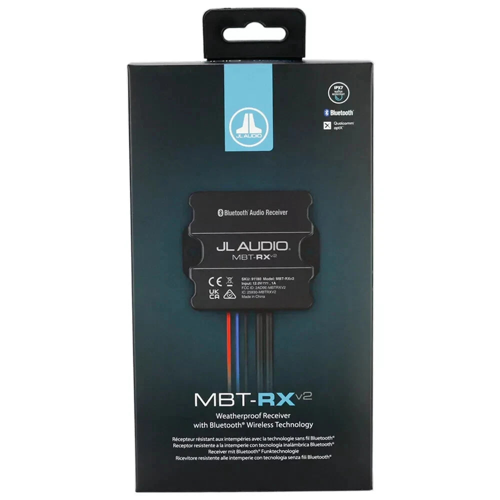 JL Audio MBT-RXv2 Marine-rated Bluetooth® adapter