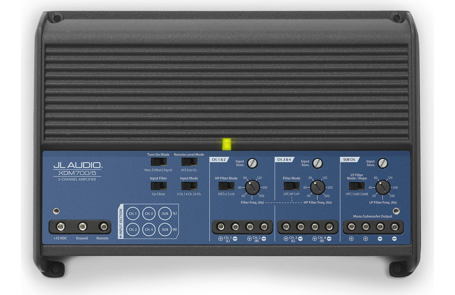 JL AUDIO XDM700/5 5-channel marine amplifier