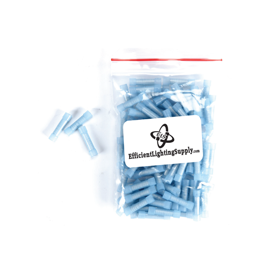 100 Pack Blue Nylon Butt Connectors