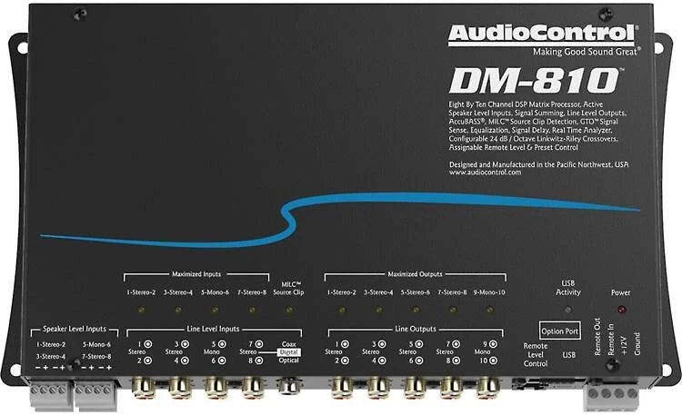 AudioControl DM-810 DSP Matrix Processor