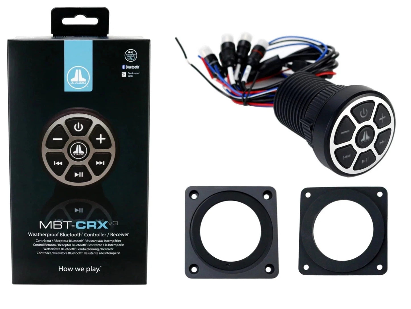 JL Audio MBT-CRXv3 Marine-rated Bluetooth® adapter with AVRCP