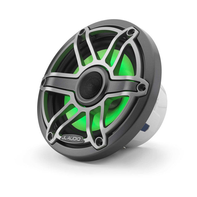 JL Audio M6-650X-S-GmTi-i 6.5" Marine Speakers Gunmetal Sport Grilles