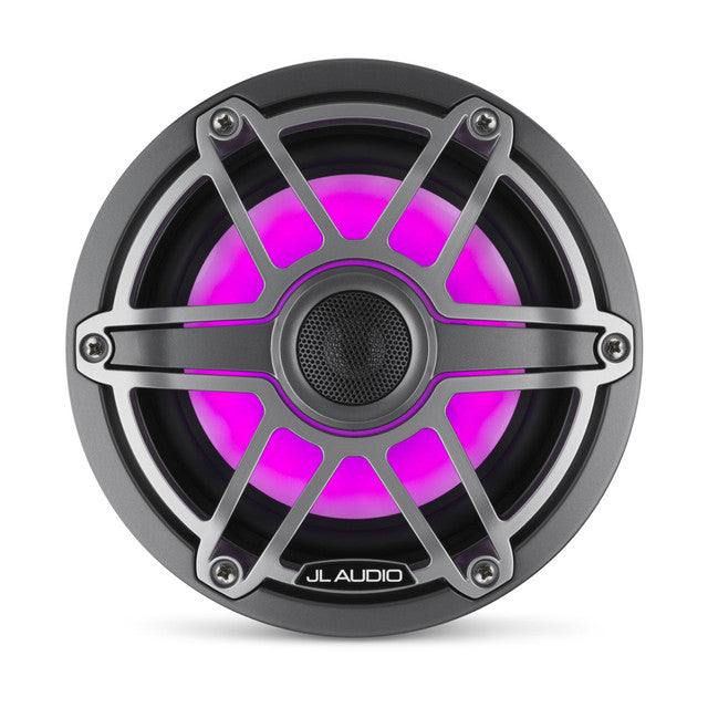 JL Audio M6-770X-S-GmTi-i 7.7" Marine Speakers Gunmetal Sport Grilles