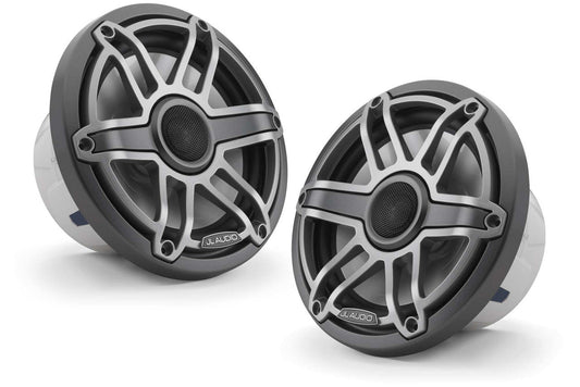 JL Audio M6-770X-S-GmTi 7.7" Marine Speakers Gunmetal Sport Grilles