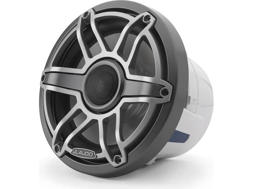 JL Audio M6-880X-S-GmTi 8.8" Marine Speakers Gunmetal Sport Grilles