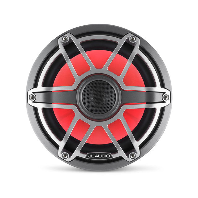 JL Audio M6-880X-S-GmTi-i 8.8" Marine Speakers Gunmetal Sport Grilles