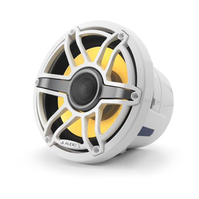 JL Audio M6-880X-S-GwGw-i 8.8" Marine Speakers White Sport Grilles