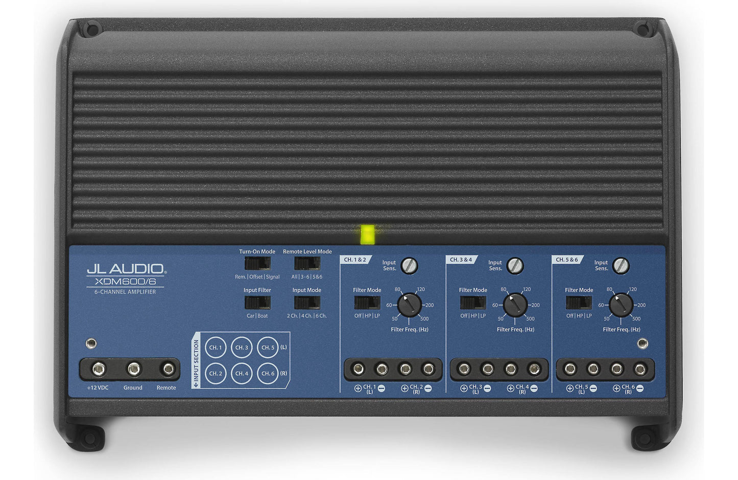 JL AUDIO XDM600/6 6-channel marine amplifier