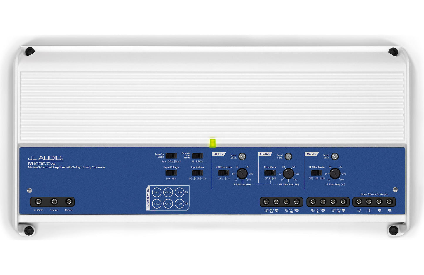 JL AUDIO M1000/5 5-channel marine amplifier