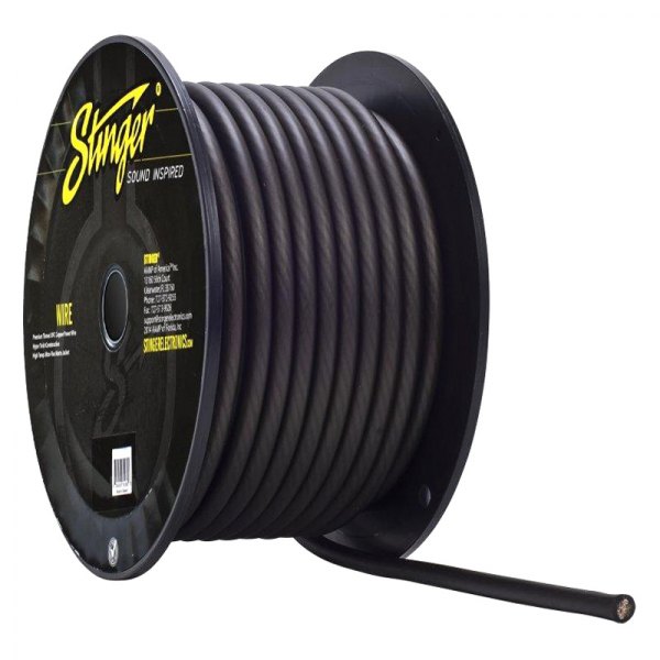 Stinger 8 Gauge OFC Power Wire - 5ft Increments